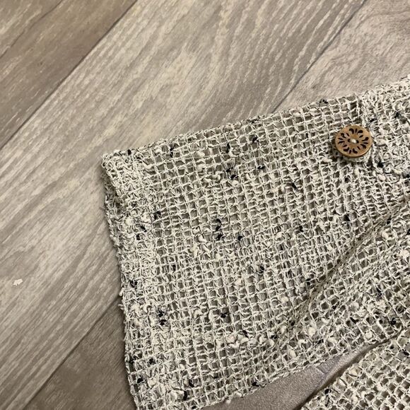 Womens Nina Leonard Fishnet Crochet‎ Mesh Beach Hippie Cardigan Open Sweater - Picture 3 of 6